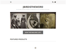 Tablet Screenshot of jbirdistheword.com